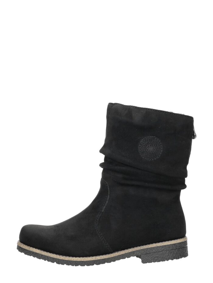 Rieker rits- & gesloten boots – Zwart