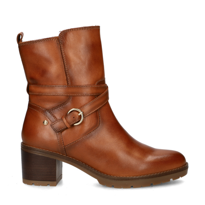 Pikolinos Llanes rits- & gesloten boots – Cognac