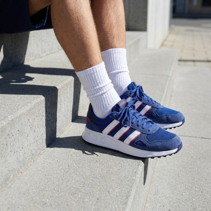 Adidas Run 84 Sneakers Blauw Synthetisch