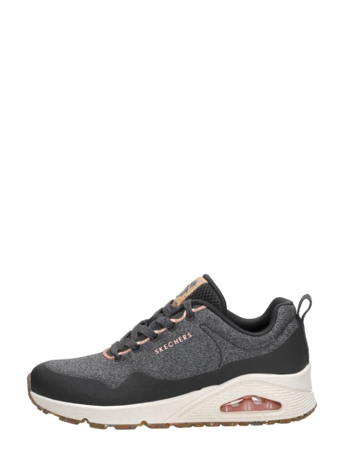 Skechers Uno Pla-knit – Zwart