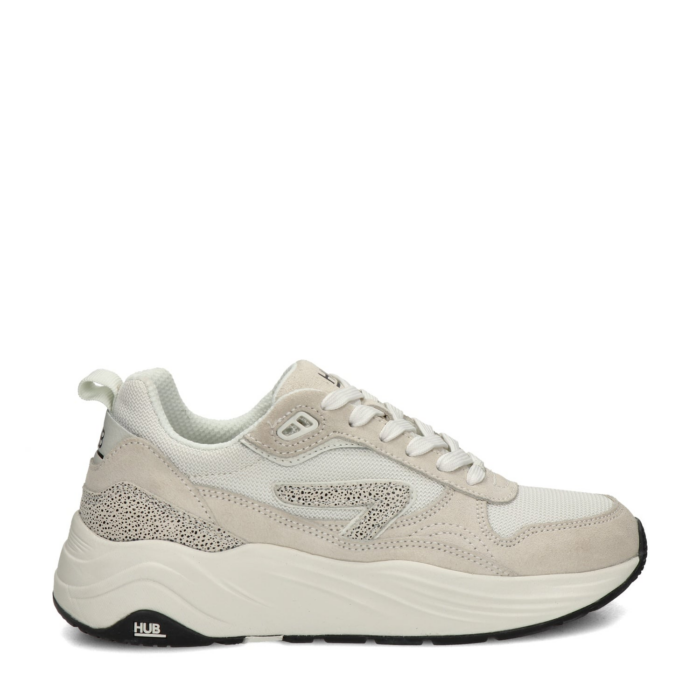 Hub Glide lage sneakers – Wit