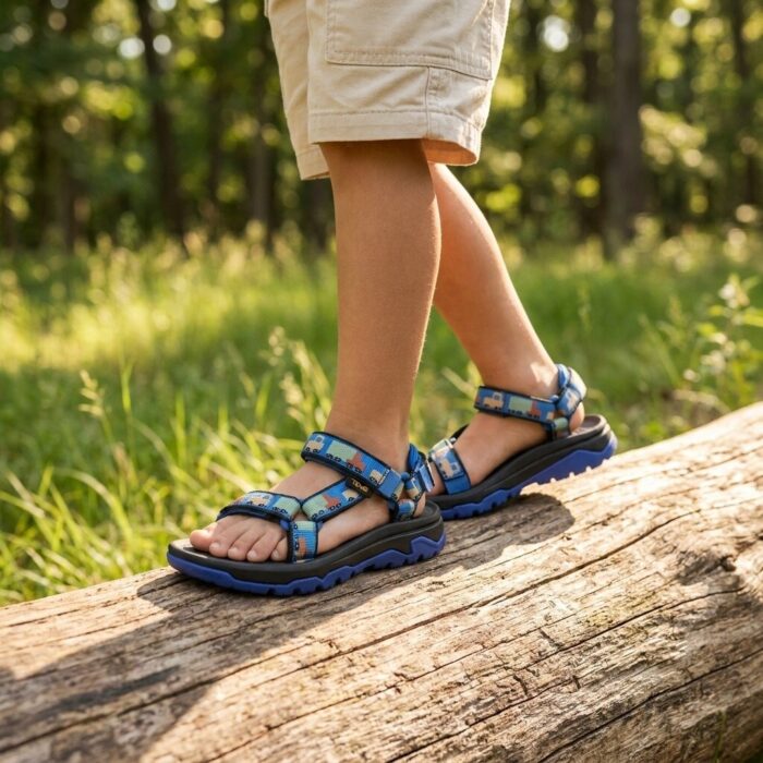 Teva Hurricane Truck Sandalen blauw Textiel