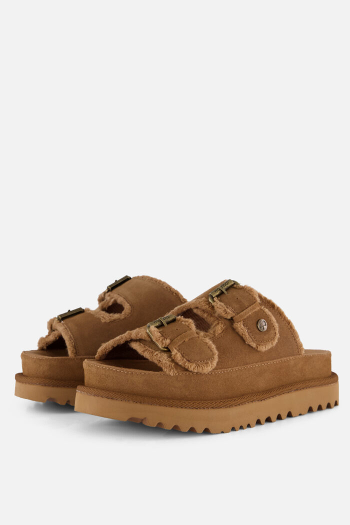 Warmbat Dysart Slippers cognac Suède