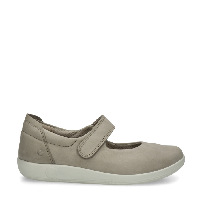 ECCO Soft 2.0 Mary-Jane beige Nubuck