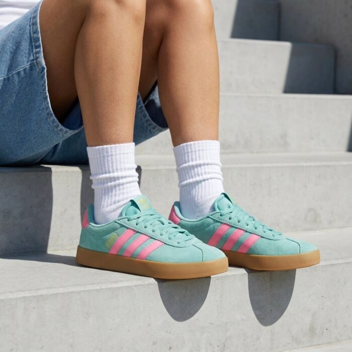 Adidas VL Court 3.0 Sneakers groen Synthetisch