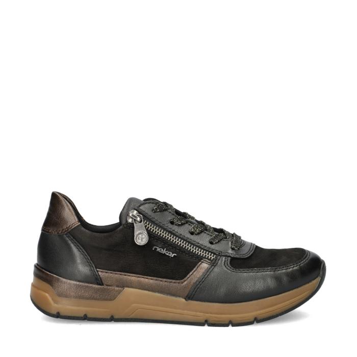 Rieker lage sneakers – Zwart