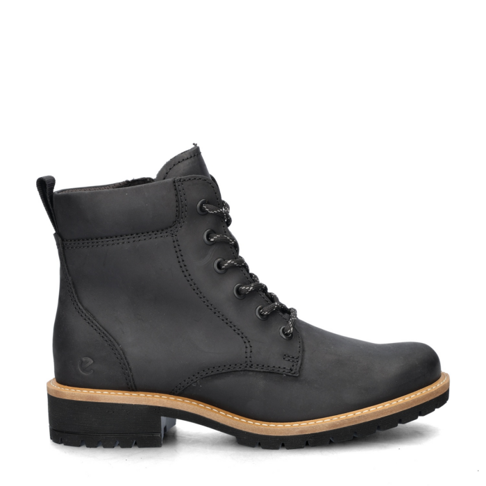 ECCO Elaina veterboots – Zwart