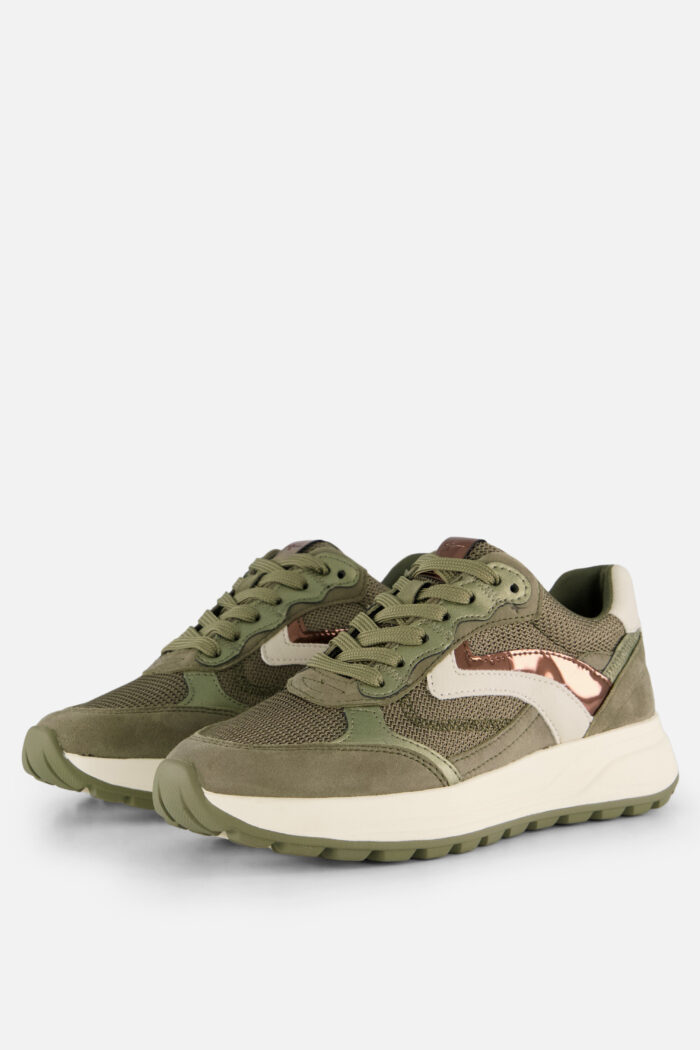 tamaris Sneakers groen Synthetisch