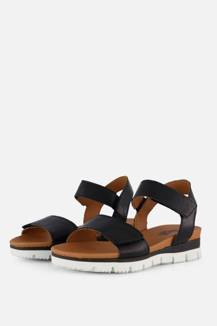 Giga Sandalen zwart Leer