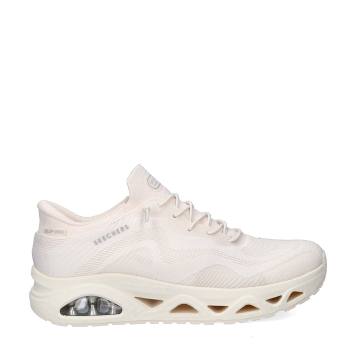 Skechers Hands Free Slip-Ins Uno Glide-Step instapschoenen – Wit