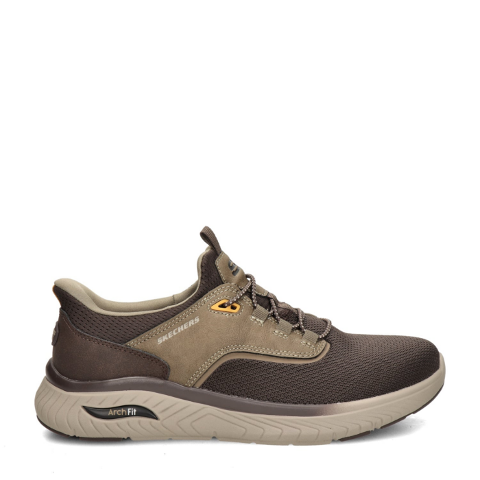 Skechers Hands-Free Slip-In Arch Fit Crosser instapschoenen – Bruin