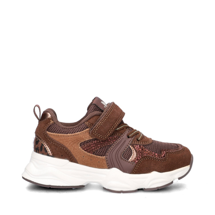 Nelson Kids lage sneakers – Bruin