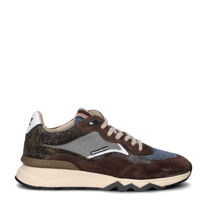 Floris van Bommel De Zager lage sneakers – Bruin