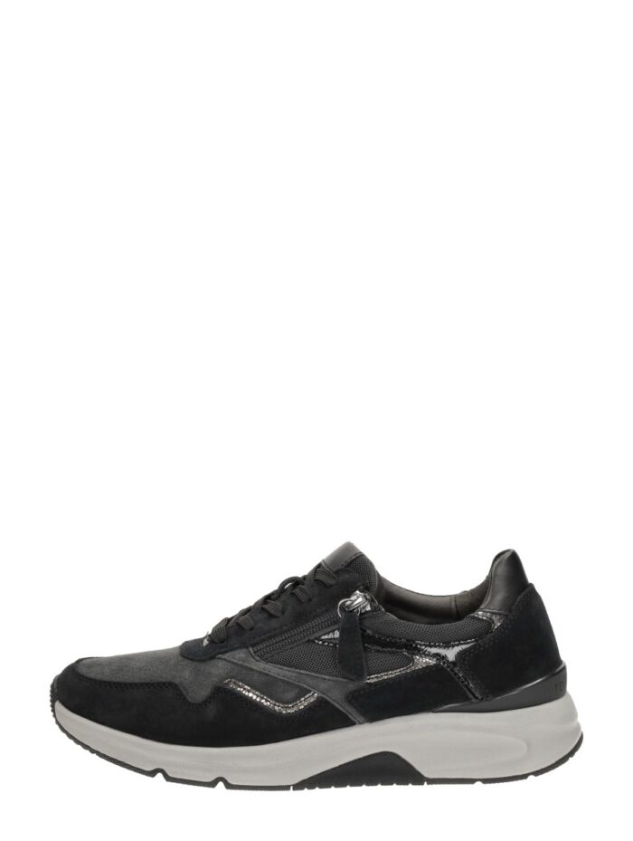 Gabor Rollingsoft lage sneakers – Zwart
