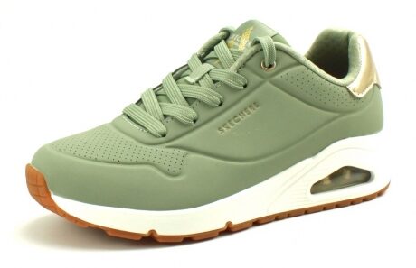 Skechers Olive SKR65 – Zwart,Taupe,Olive,Wit