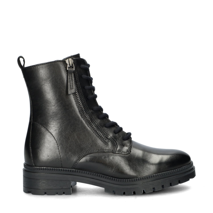 Nelson veterboots – Zwart