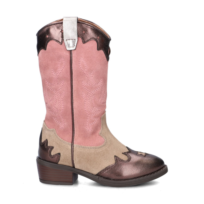 Nelson Kids cowboylaarzen – Brons