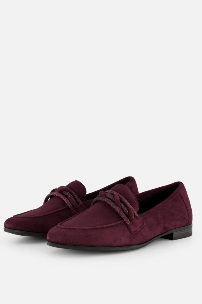 Marco Tozzi Marco Tozzi Instappers rood Suede – Bordeaux