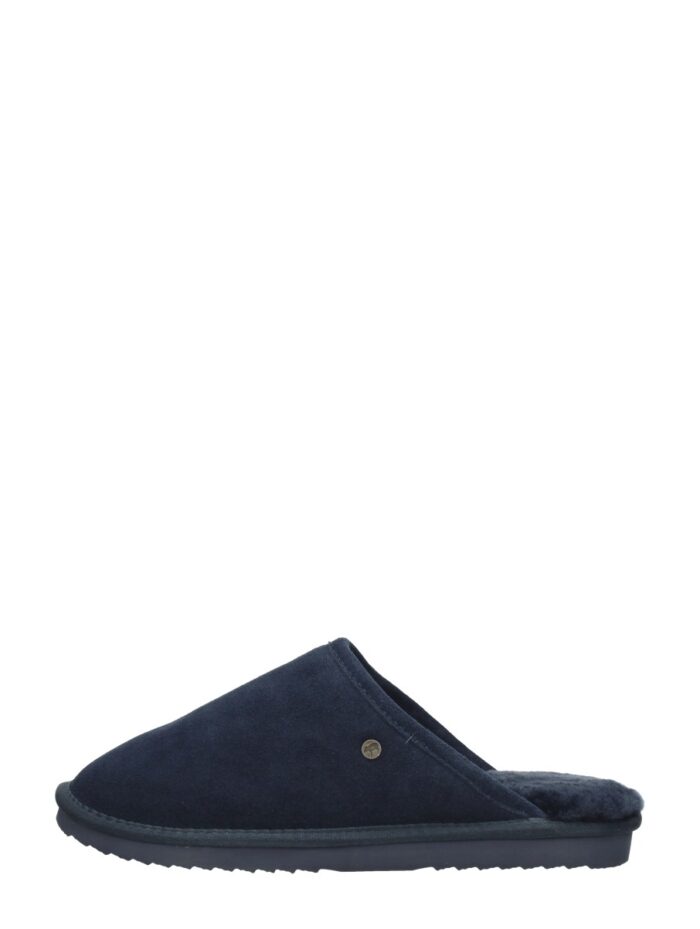 Warmbat Classic Pantoffels blauw Suede