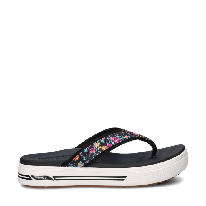 Skechers Arch Fit Arcade Sandal Flora Friends slippers – Zwart