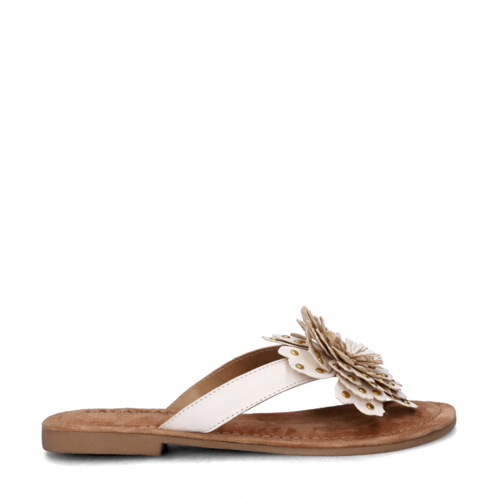 Lazamani Kira slippers – Wit