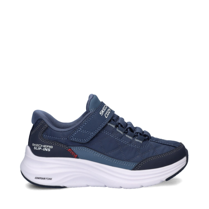 Skechers Hands Free Slip-ins: Contour Foam lage sneakers – Blauw