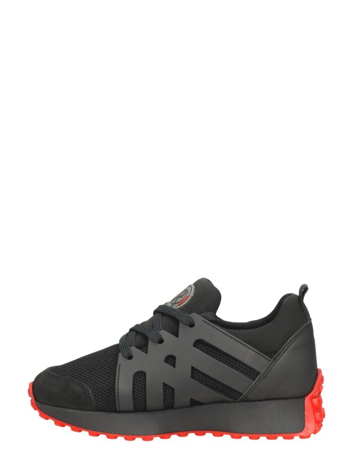 Red Rag Sneakers Laag – Zwart