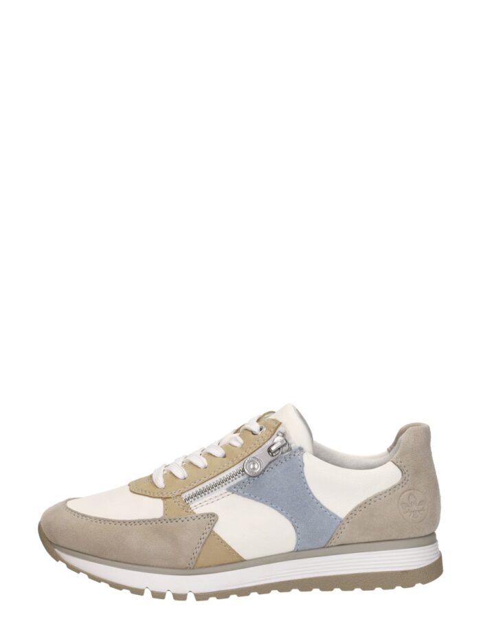 Rieker Sneakers Laag – Gebroken wit