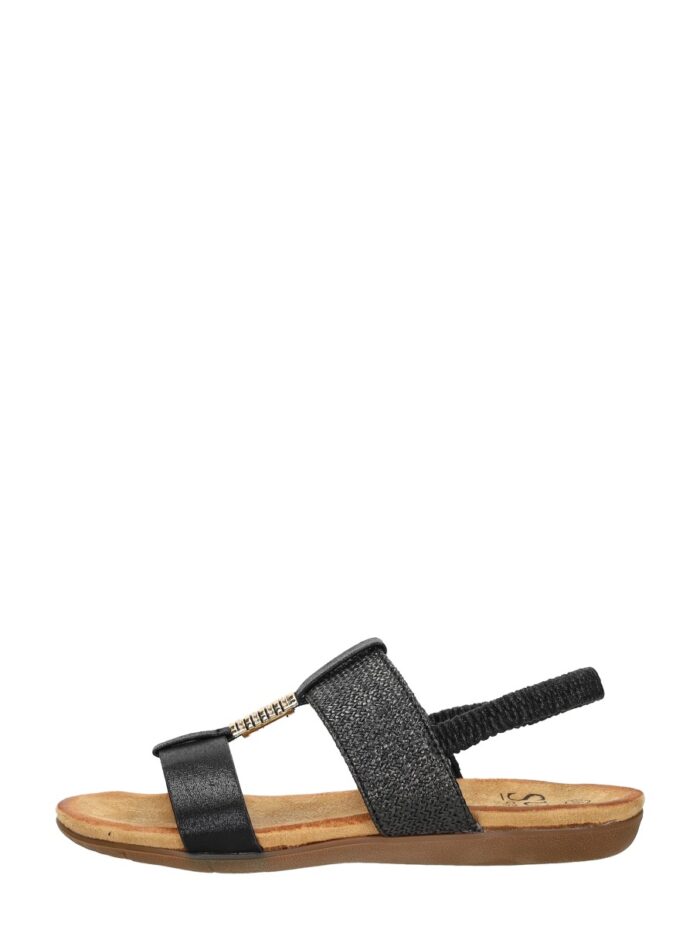 Sub55 Sandalen Plat – Zwart