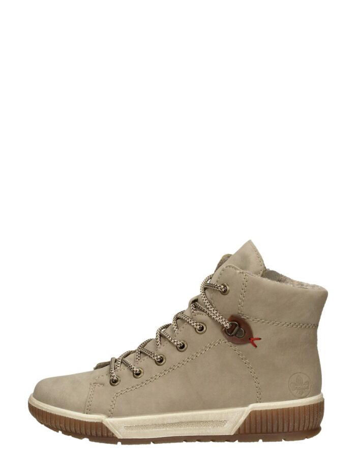 Rieker Veterboots beige Nubuck