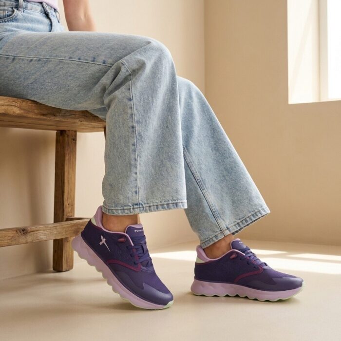 Tamaris Nowana Sneakers paars Synthetisch