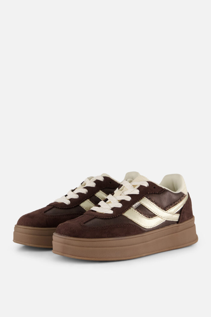 POSH by Poelman Posh sneakers Bruin et kraaltjes