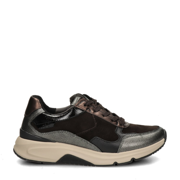 Gabor Rollingsoft lage sneakers – Bruin