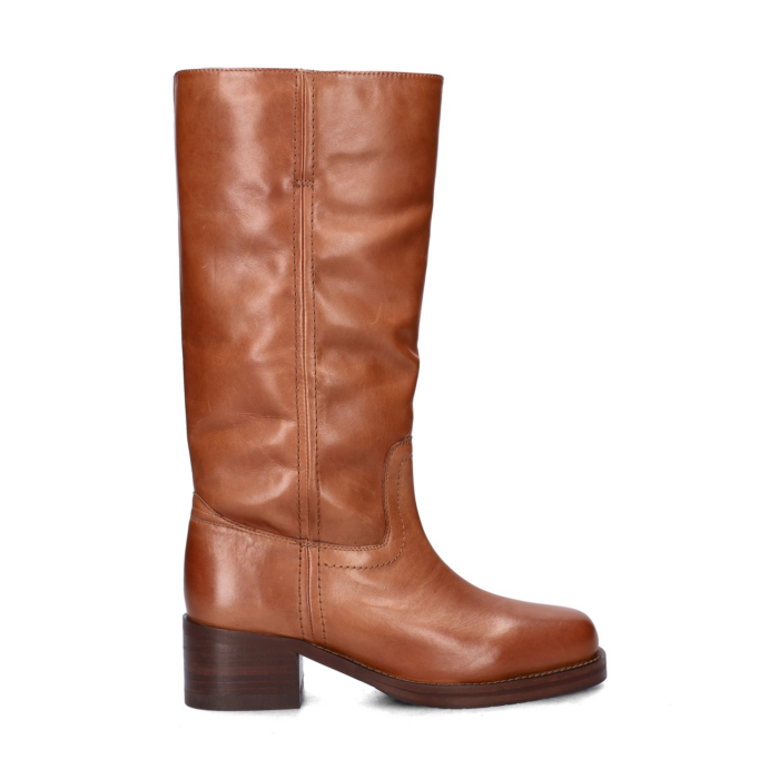 Bronx hoge laarzen – Cognac