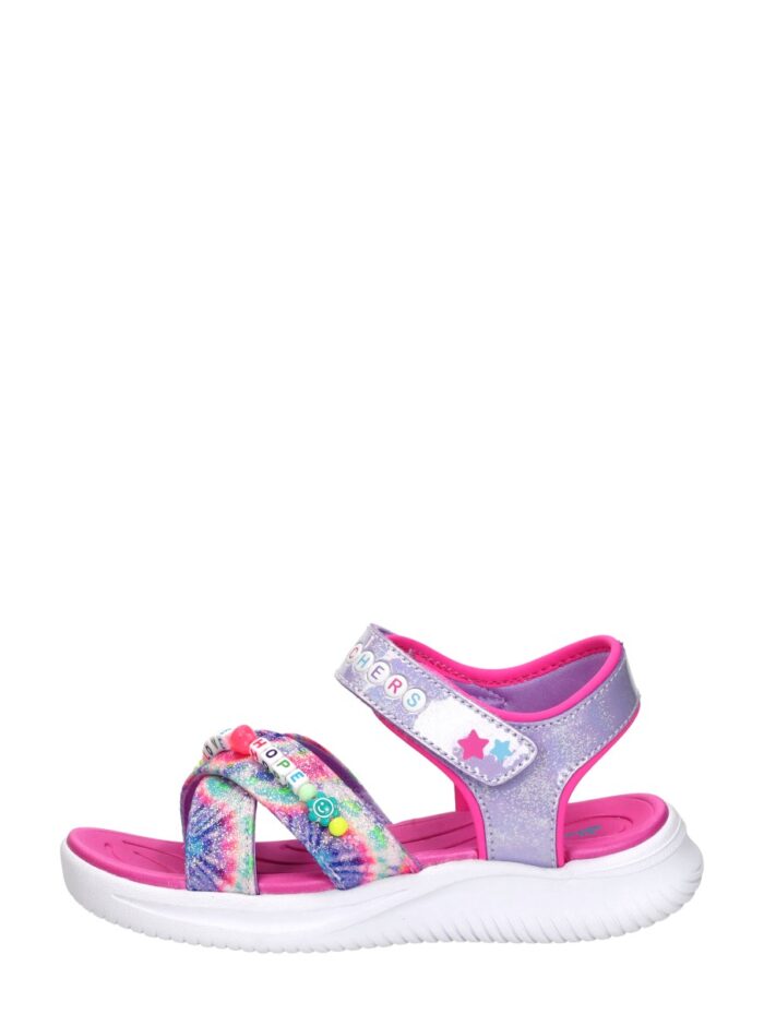 Skechers Jumpsters Tie Dye Sandalen paars Textiel