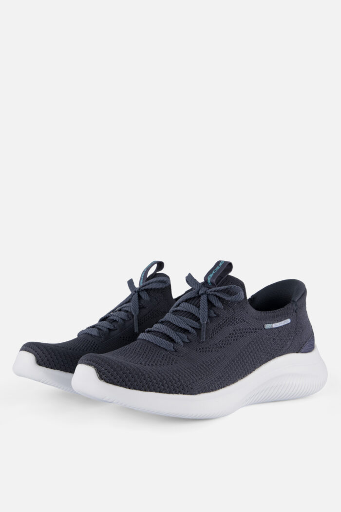 Skechers Slip-Ins Ultra Flex 4.0 blauw Textiel