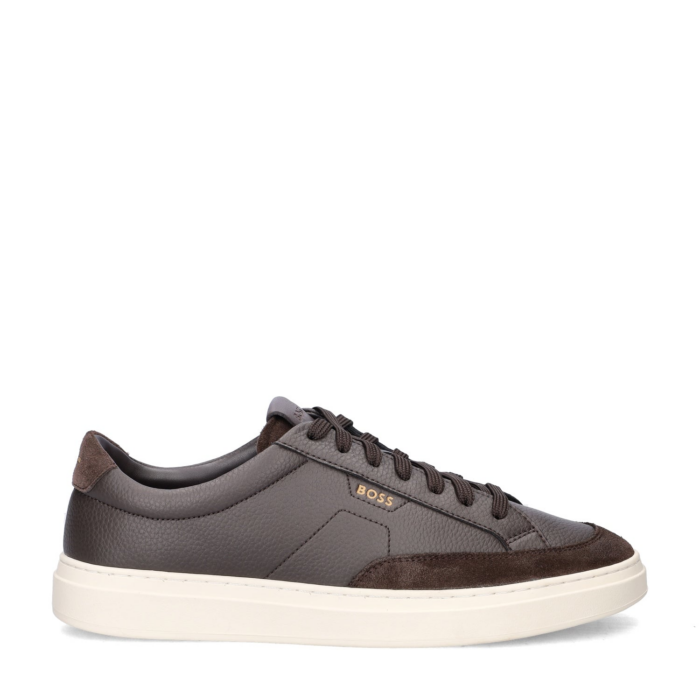 Boss lage sneakers – Bruin