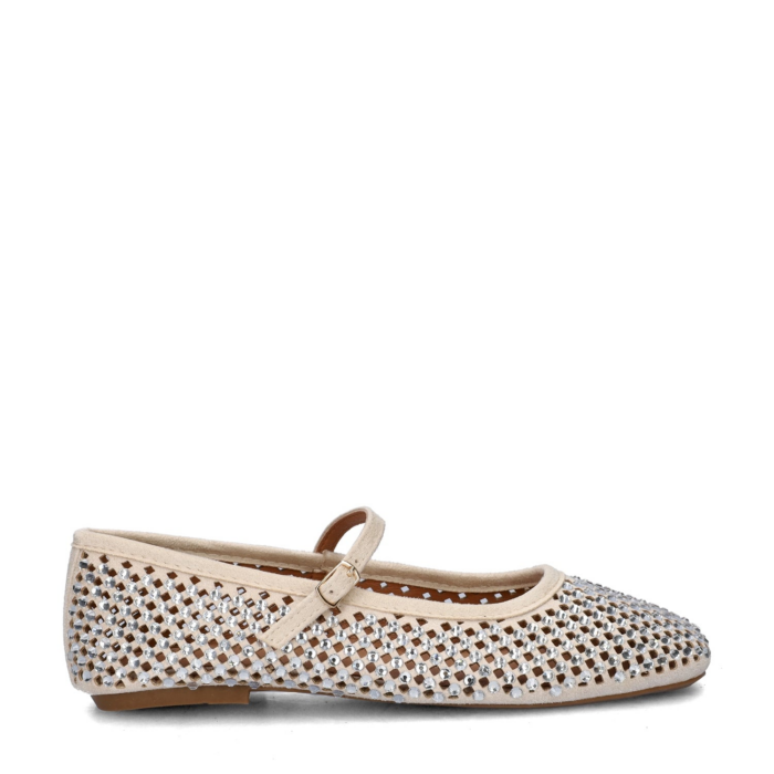 Nelson ballerinas & instappers – Beige