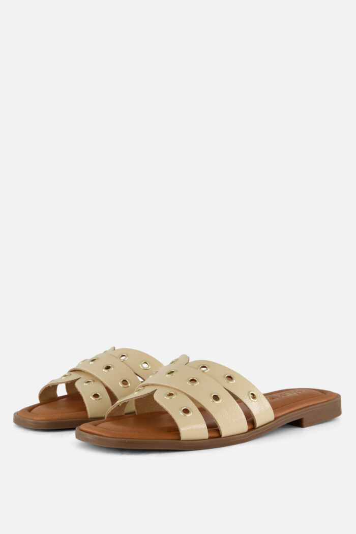 Cellini Slippers beige Leer