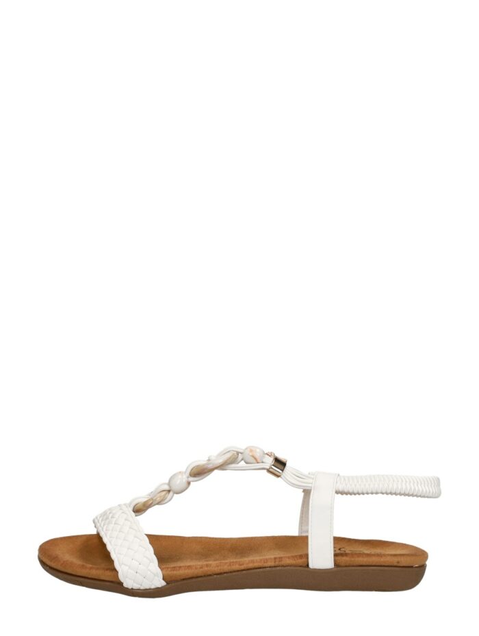 Sub55 Sandalen Plat – Wit