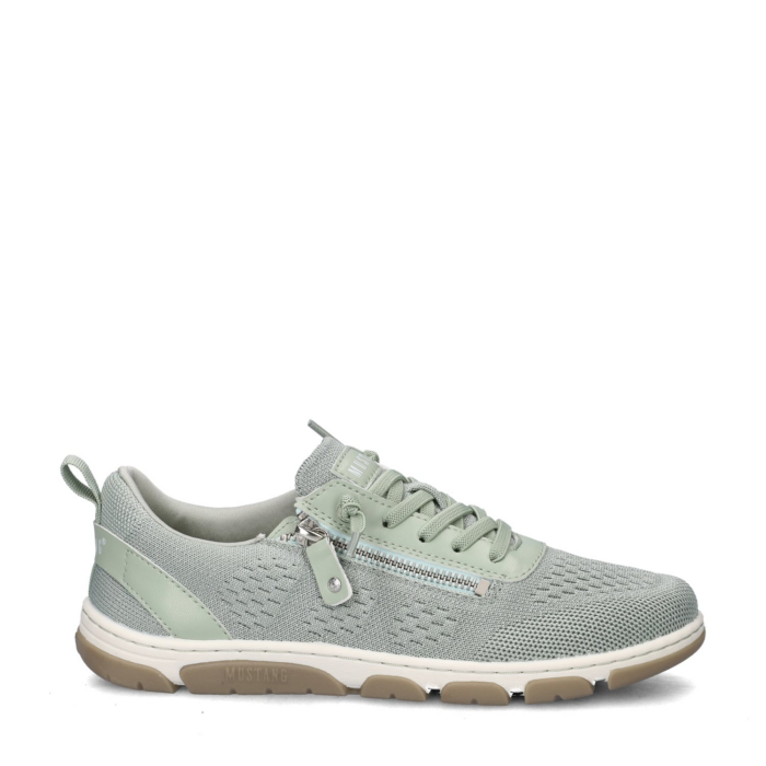 mustang lage sneakers – Groen