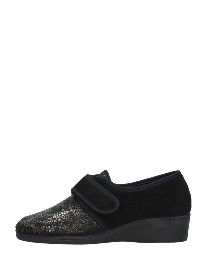 Comfort Plus Dames Pantoffels – Zwart