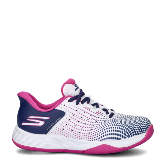 Skechers Hands Free Slip-In Arch Fit Vipert Court lage sneakers – Wit