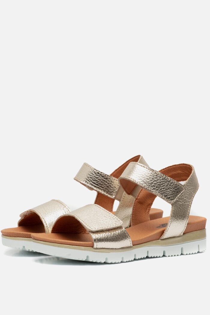 Giga Sandalen goud Leer