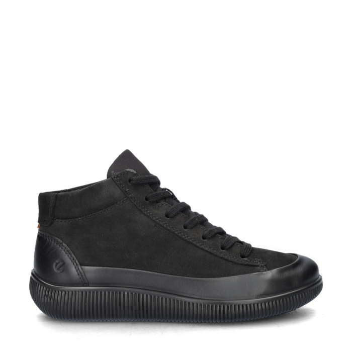 ECCO Soft Zero hoge sneakers – Zwart