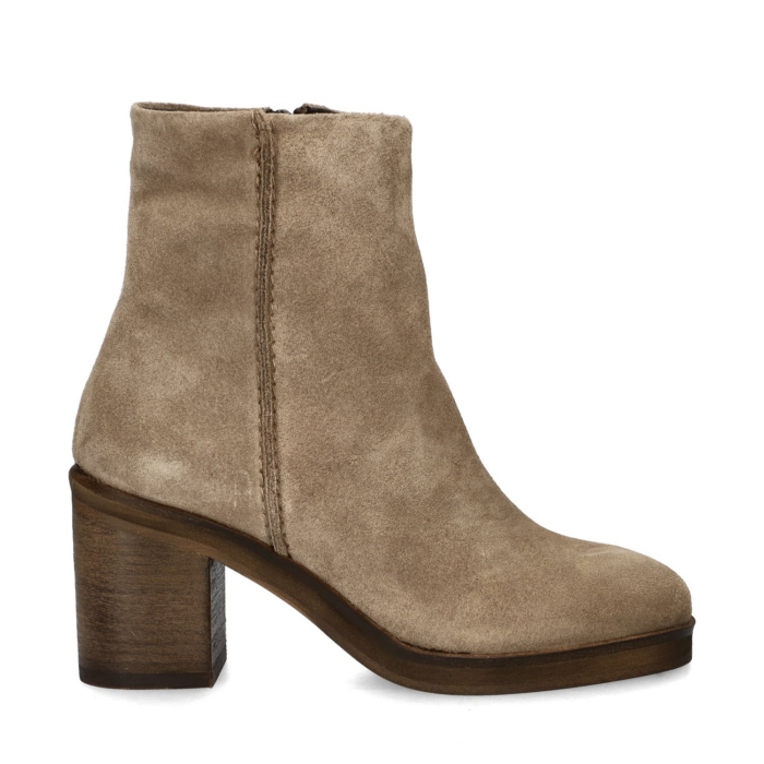 Nelson rits- & gesloten boots – Bruin
