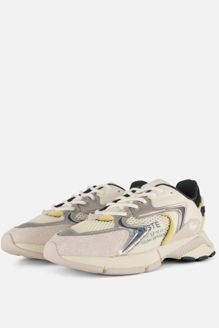 Lacoste L003 Neo Sneakers wit Textiel