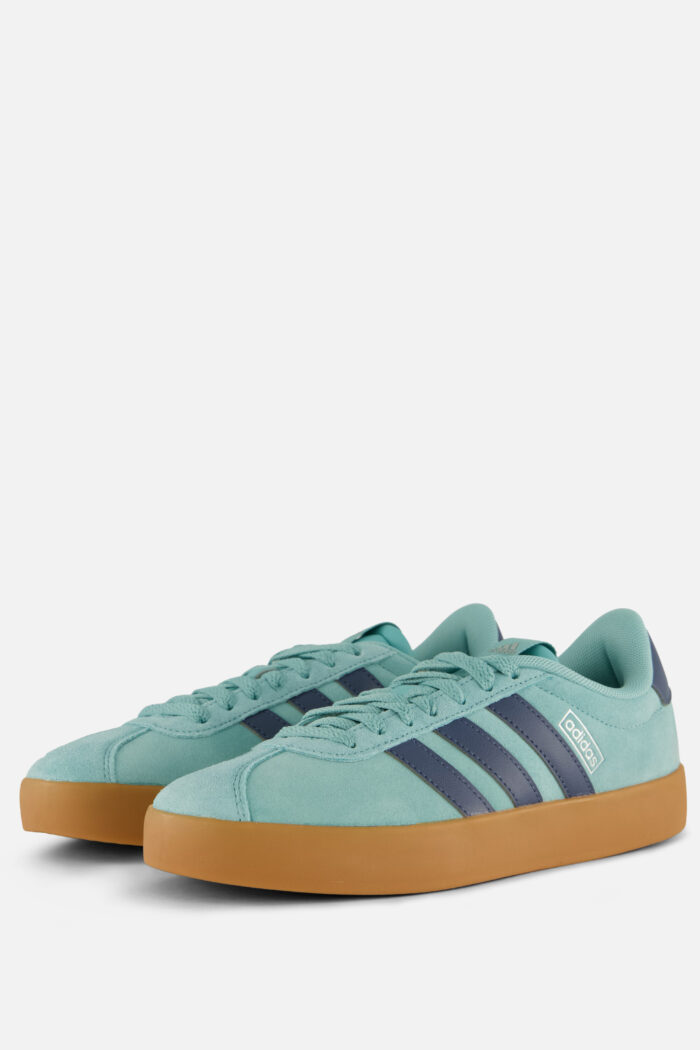 Adidas VL Court 3.0 Sneakers blauw Suède – Turquoise