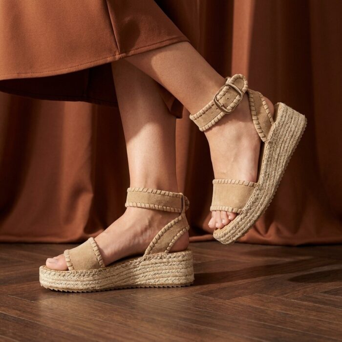 Cellini Espadrilles bruin Textiel – Cognac