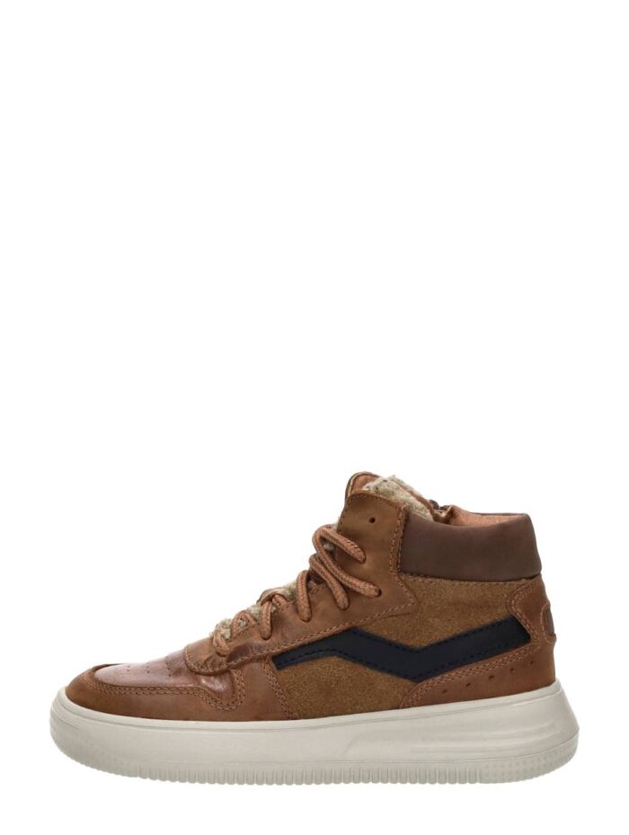 Keq Veterschoenen Hoog – Cognac